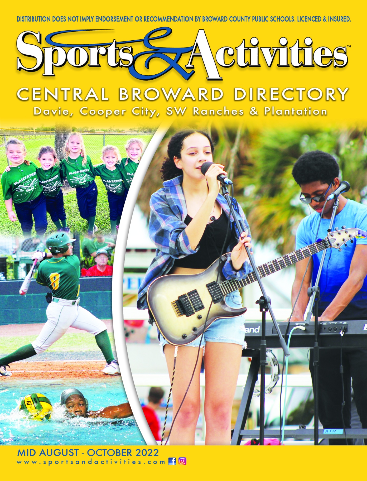 Sports & Activities Central Broward magazine cover